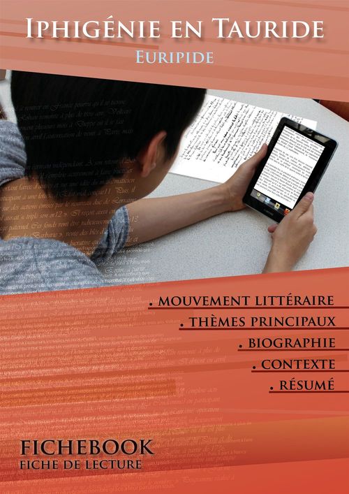 ebook cover of Fiche de lecture Iphigénie en Tauride - Résumé détaillé et analyse littéraire de référence, by Euripide