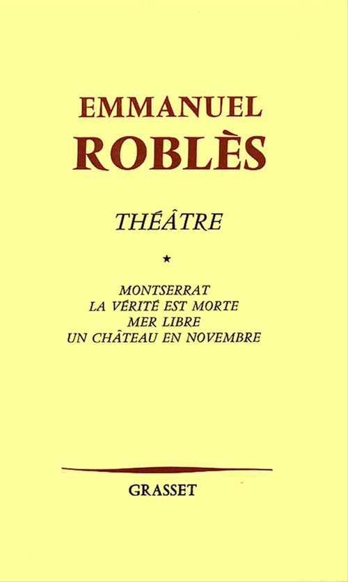 ebook cover of Théâtre, tome 1, by Emmanuel Roblès