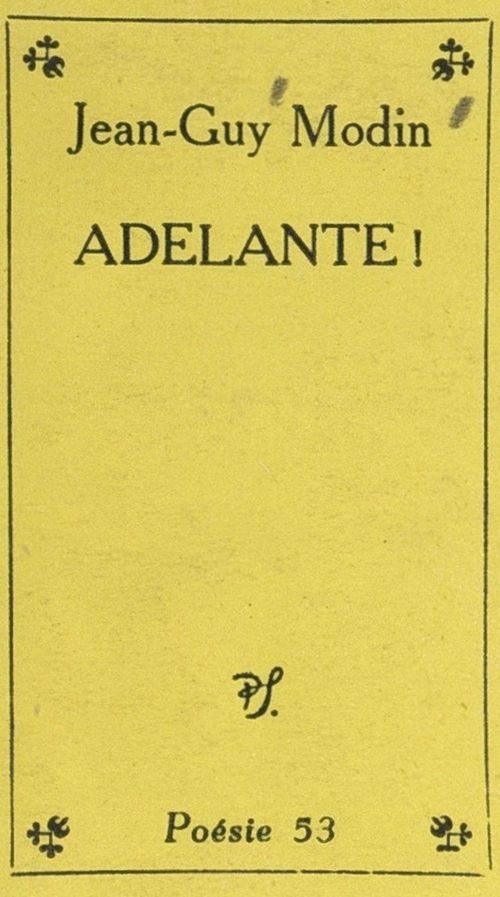 ebook cover of Adelante !, by Jean-Guy Modin