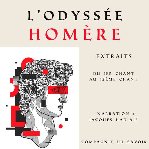 Couverture audiobook de L'Odyssée, de -  Homere