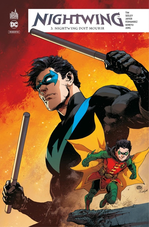 ebook cover of Nightwing Rebirth - Tome 3 - Nightwing doit mourir, by Tim Seeley, Michael McMillian