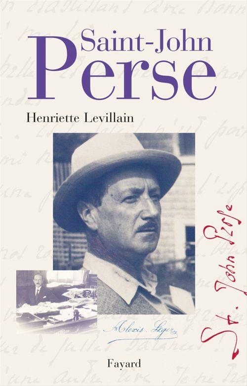 Couverture ebook de Saint-John Perse, de Henriette Levillain