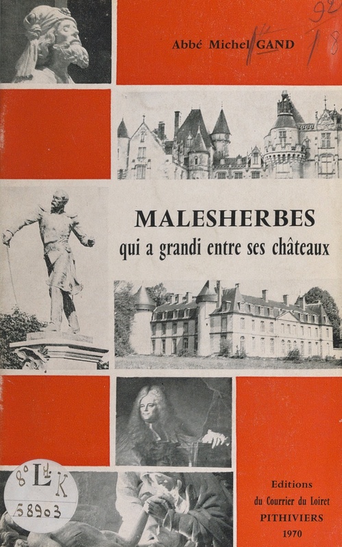 ebook cover of Malesherbes qui a grandi entre ses châteaux, by Michel Gand