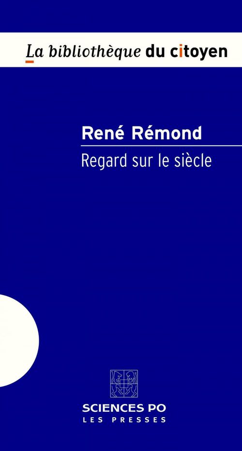 ebook cover of Regard sur le siècle, by René Rémond