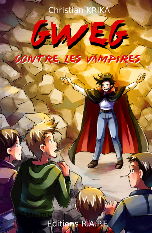 ebook cover of Gweg contre les vampires, by Christian Krika