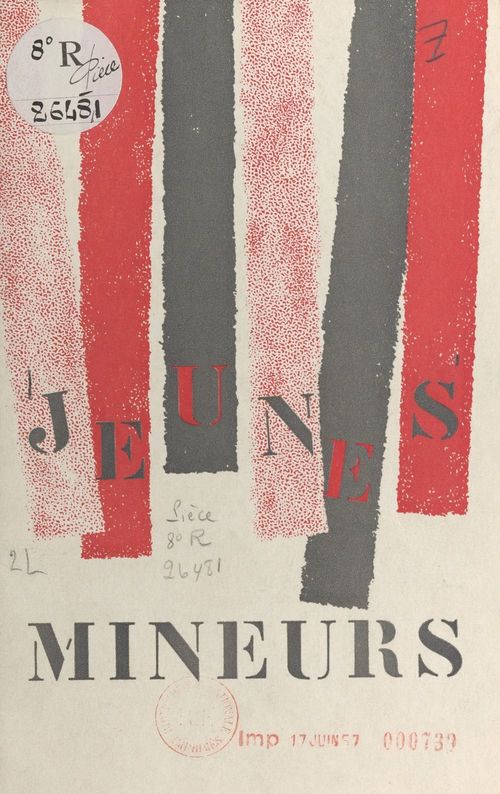 Couverture ebook de Jeunes mineurs, de Houilleres Du Bassin De Lorraine