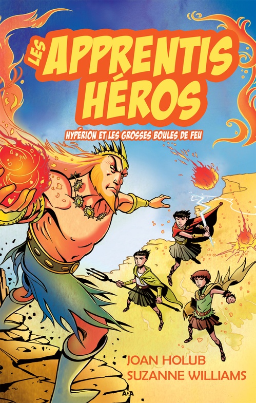 Couverture ebook de Hypérion et les grosses boules de feu, de Joan Holub, Suzanne Williams