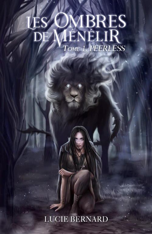 ebook cover of Les Ombres de Ménélir, by Lucie Bernard