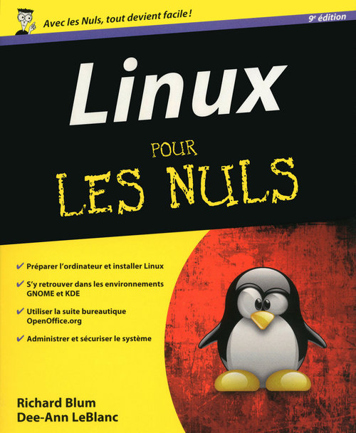 ebook cover of Linux 9e pour les nuls, by Blum/Leblanc