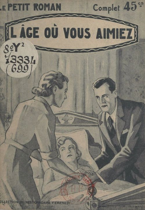Couverture ebook de L'âge où vous aimiez, de Claude Marsele