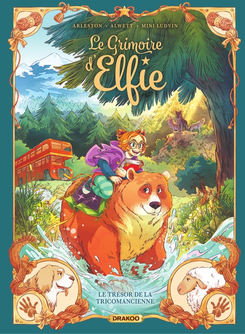 Couverture ebook de Le Grimoire d'Elfie - Tome 4 - Le Grimoire d'Elfie - Tome 4 - Le Trésor de la tricomancienne, de Arleston, Audrey Alwett