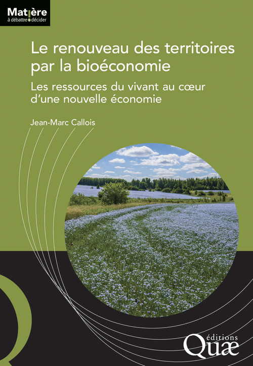 Couverture ebook de Le renouveau des territoires par la bioéconomie, de Jean-marc Callois