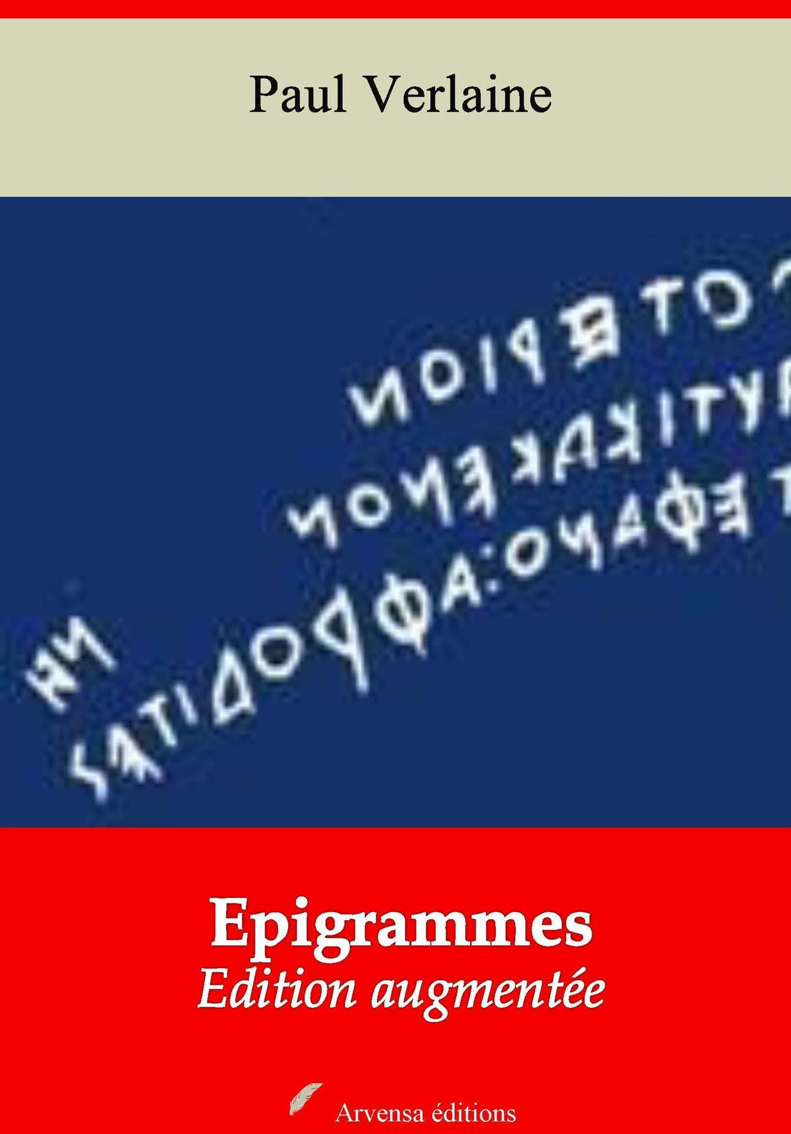 ebook cover of Epigrammes - suivi d'annexes, by Paul Verlaine