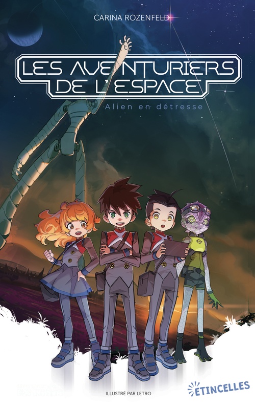 ebook cover of Les Aventuriers de l'espace - Alien en détresse, by Carina Rozenfeld