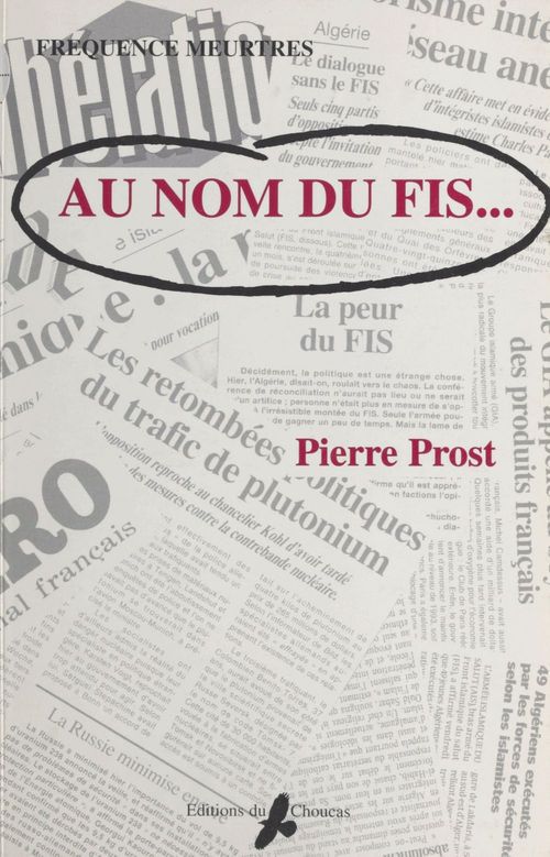 Couverture ebook de Au nom du FIS..., de Pierre Prost