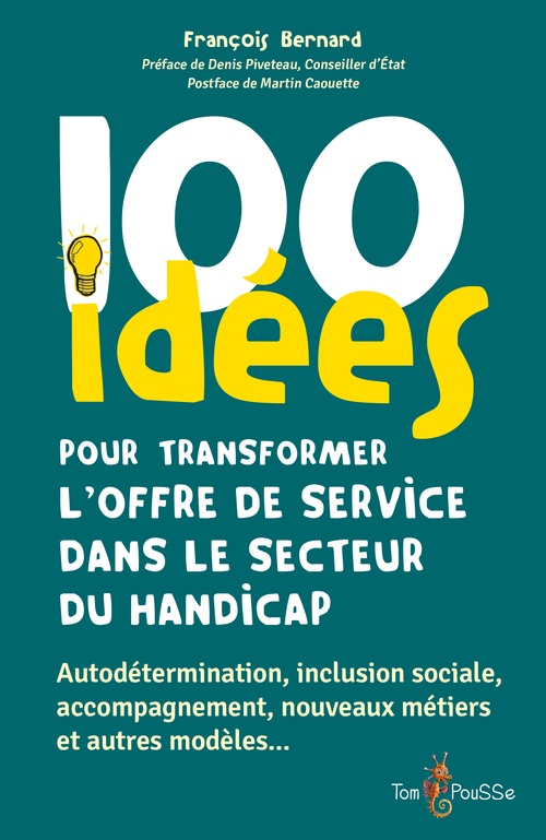 ebook cover of 100 idées pour transformer l'offre de service dans le secteur du handicap, by François Bernard