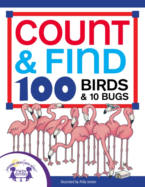 Couverture ebook de Count & Find 100 Birds and 10 Bugs, de Susan McClanahan
