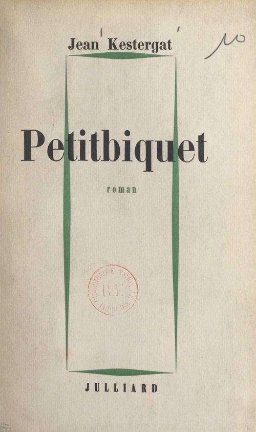 Couverture ebook de Petitbiquet, de Jean Kestergat