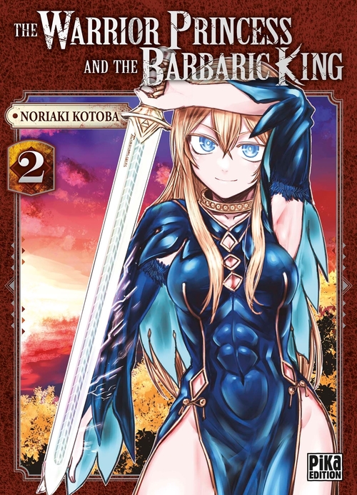 Couverture ebook de The Warrior Princess and the Barbaric King T02, de Noriaki Kotoba