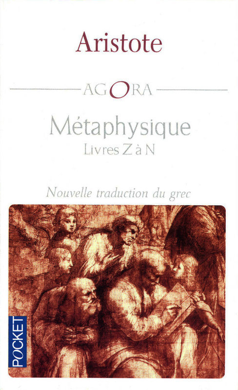 ebook cover of Métaphysique - Livres Z à N, by Aristote