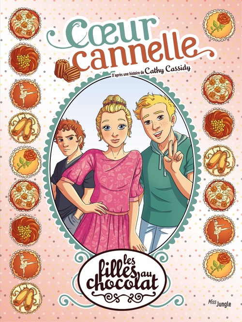 Couverture ebook de Les filles au chocolat - Tome 12 - Coeur Cannelle, de Veronique Grisseaux, Studio Yellowhale