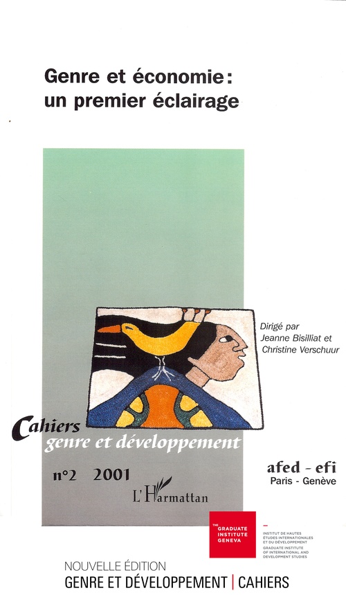 Couverture ebook de Genre et économie : un premier éclairage, de Christine Verschuur
