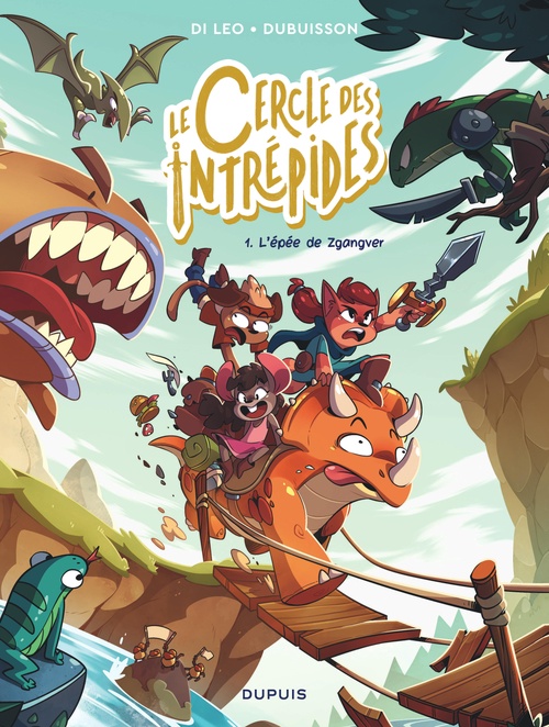 ebook cover of Le cercle des intrépides - Tome 1 - L'épée de Zgangver, by Marc Dubuisson