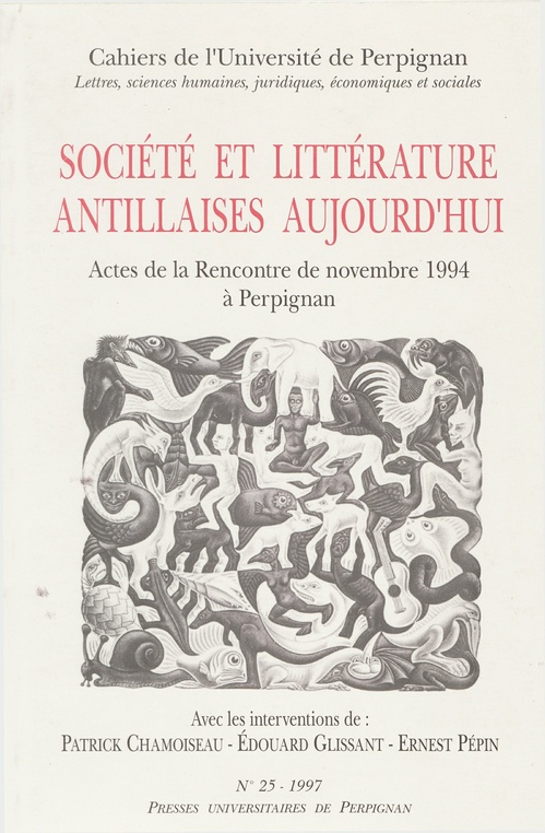 Couverture ebook de Société et littérature antillaises aujourd´hui, de Catherine Depelch, Maurice Roelens