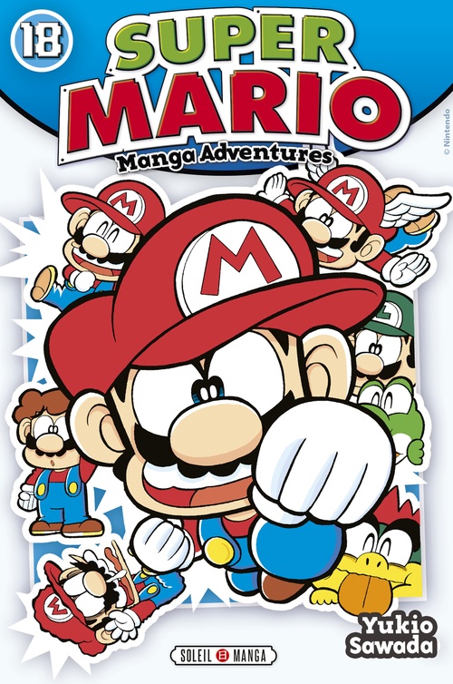 Couverture ebook de Super Mario Manga Adventures T18, de Nintendo, Yukio Sawada