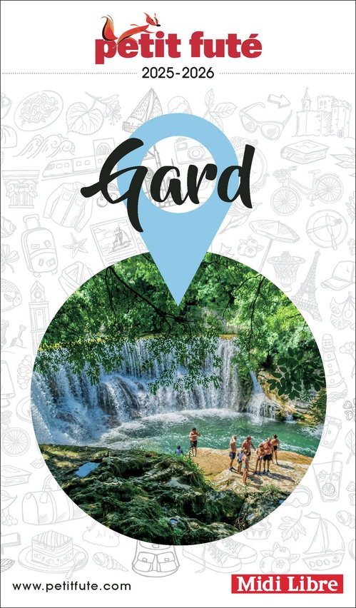 Couverture ebook de Guide Gard 2025 Petit Futé, de Collectif petit futé