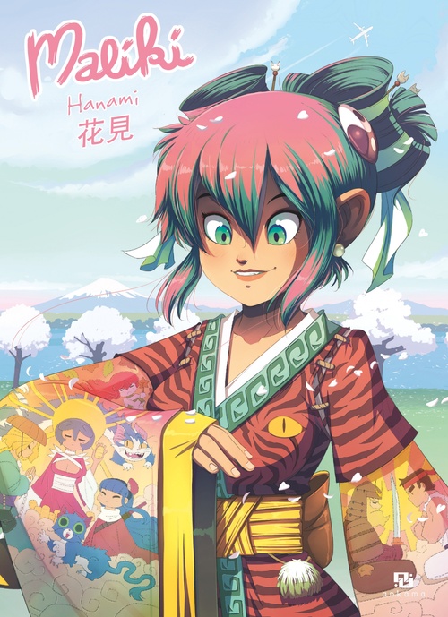 Couverture ebook de Maliki - Tome 7 - Acte 1 : Hanami, de Maliki
