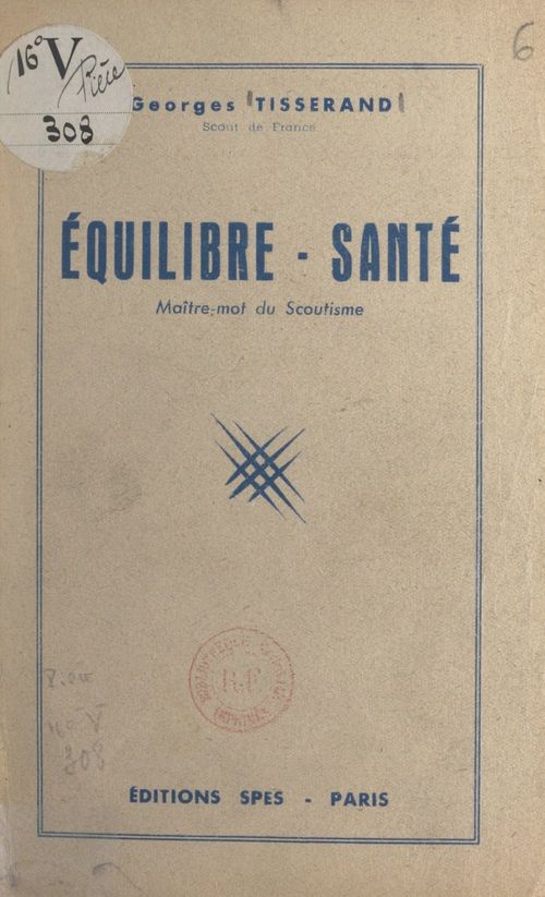 Couverture ebook de Équilibre-santé, de Georges Tisserand