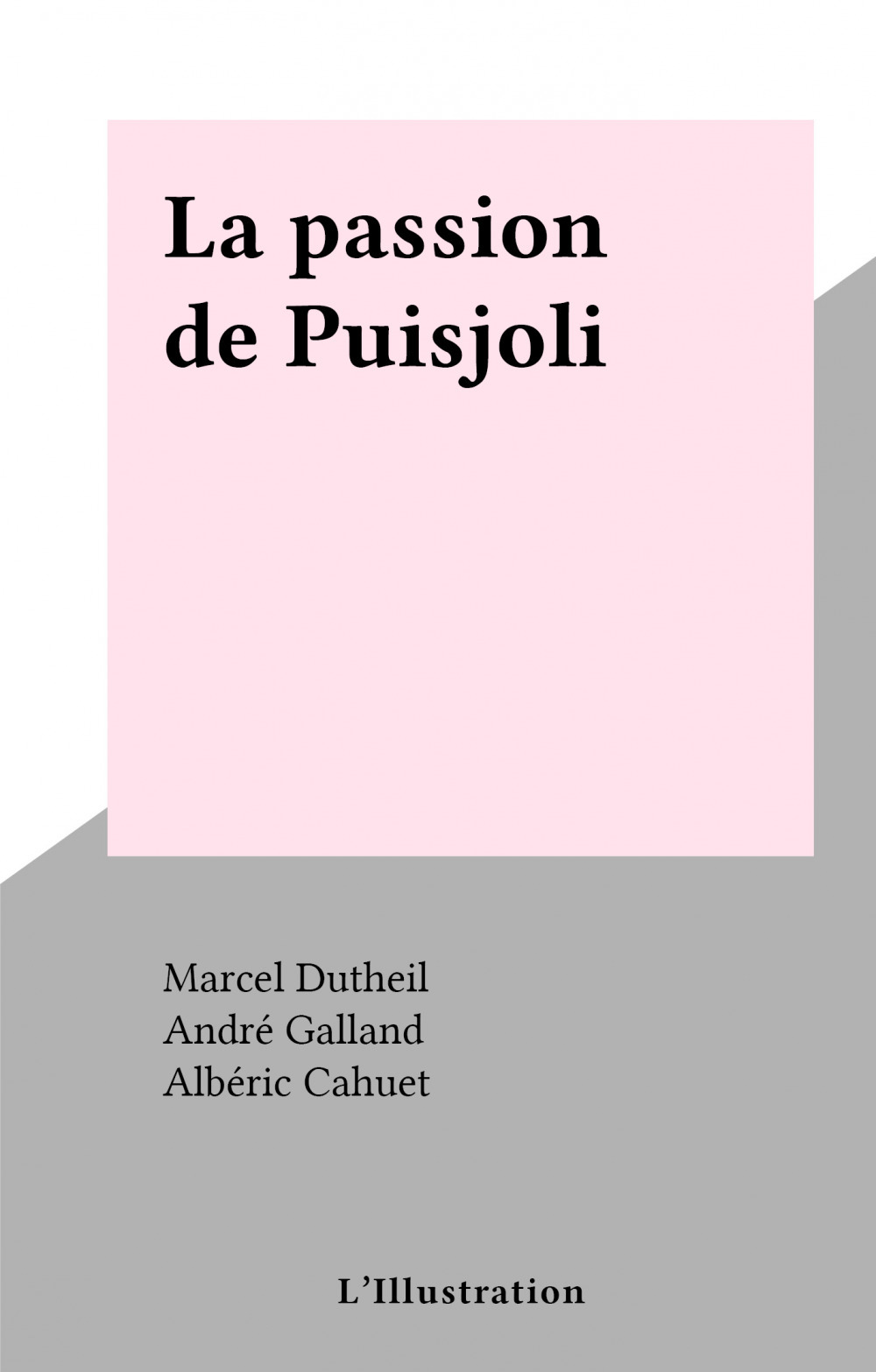 Couverture ebook de La passion de Puisjoli, de Marcel Dutheil