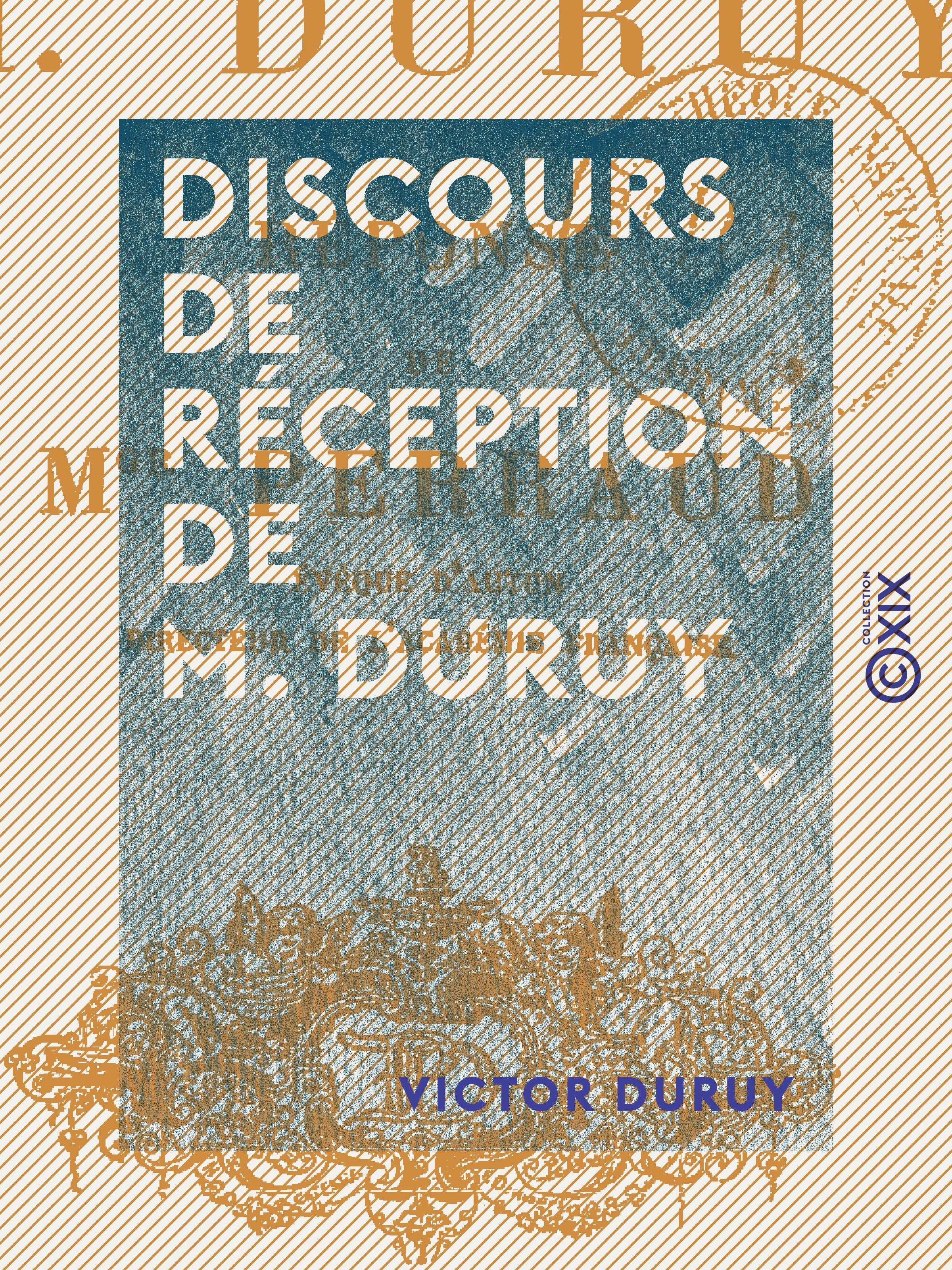 ebook cover of Discours de réception de M. Duruy, by Victor Duruy