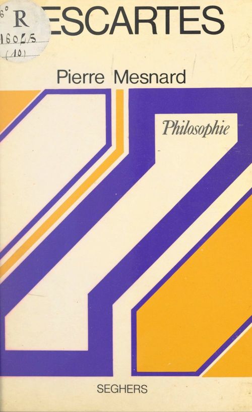 ebook cover of Descartes, by Pierre Mesnard