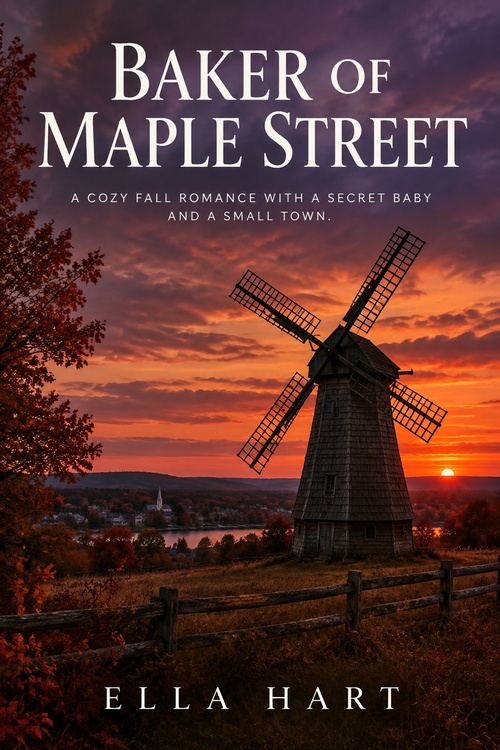 Couverture ebook de Baker of Maple Street, de Ella Hart
