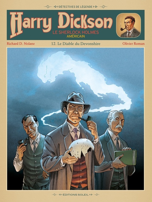 Couverture ebook de Harry Dickson T12 - Le diable du Devonshire, de Richard D. Nolane