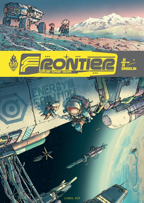 ebook cover of Frontier, by Guillaume Singelin
