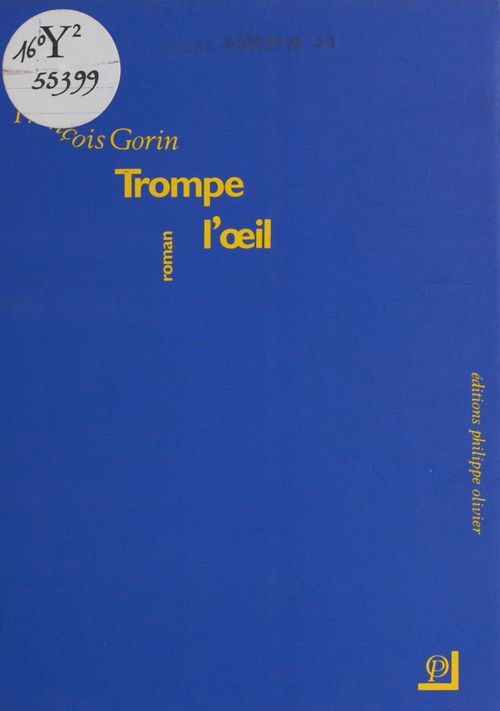 Couverture ebook de Trompe-l'oeil, de Francois Gorin