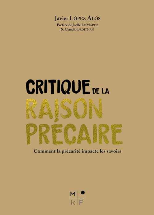 Couverture ebook de Critique de la raison précaire, de Javier López Alós