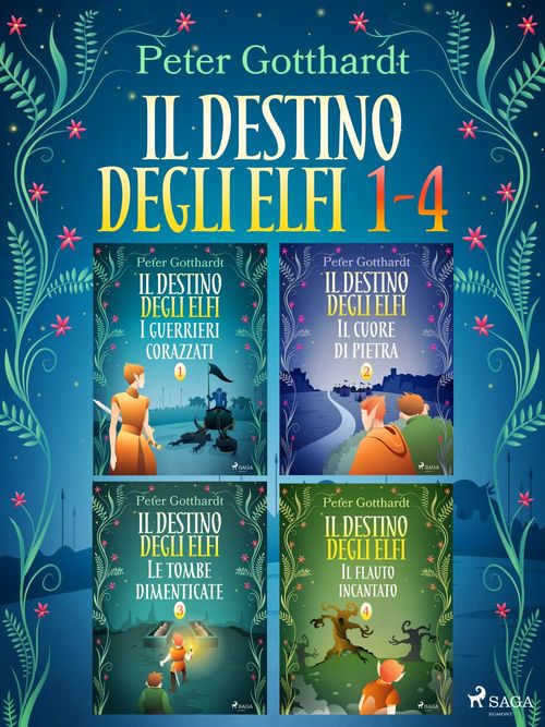 ebook cover of Il destino degli Elfi 1-4, by Peter Gotthardt