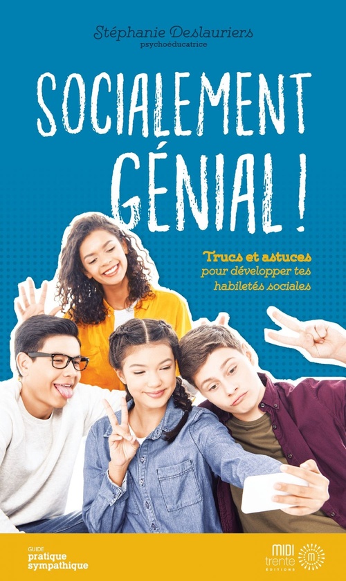 ebook cover of Socialement génial!, by Stéphanie Deslauriers