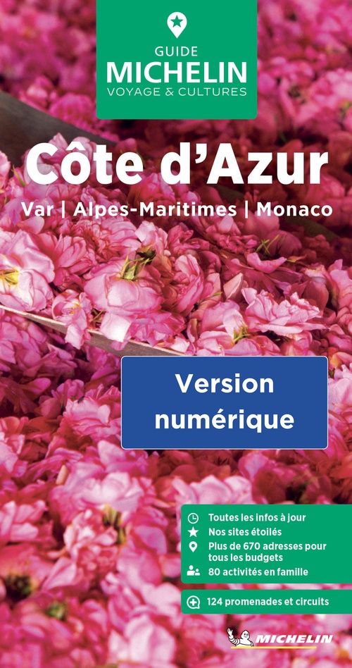 Couverture ebook de Guide Vert Côte d'Azur, Monaco, de Collectif