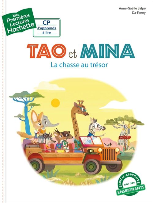 ebook cover of Premières lectures CP1 Tao et Mina - La chasse au trésor, by Anne-Gaëlle Balpe