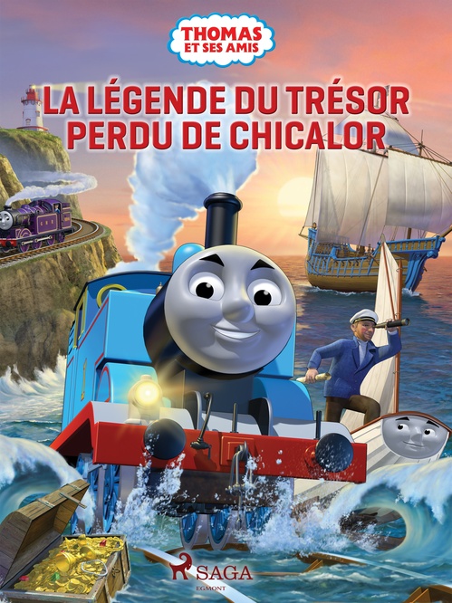 Couverture ebook de Thomas et ses amis - La Légende du trésor perdu de Chicalor, de Mattel