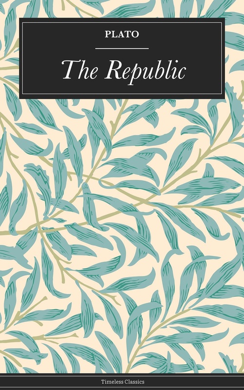 ebook cover of The Republic, by Plato Plato