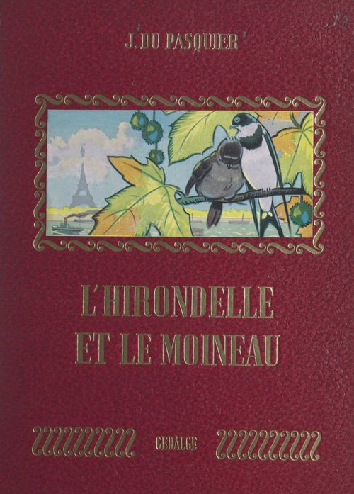 Couverture ebook de L'hirondelle et le moineau, de Jacqueline Du Pasquier