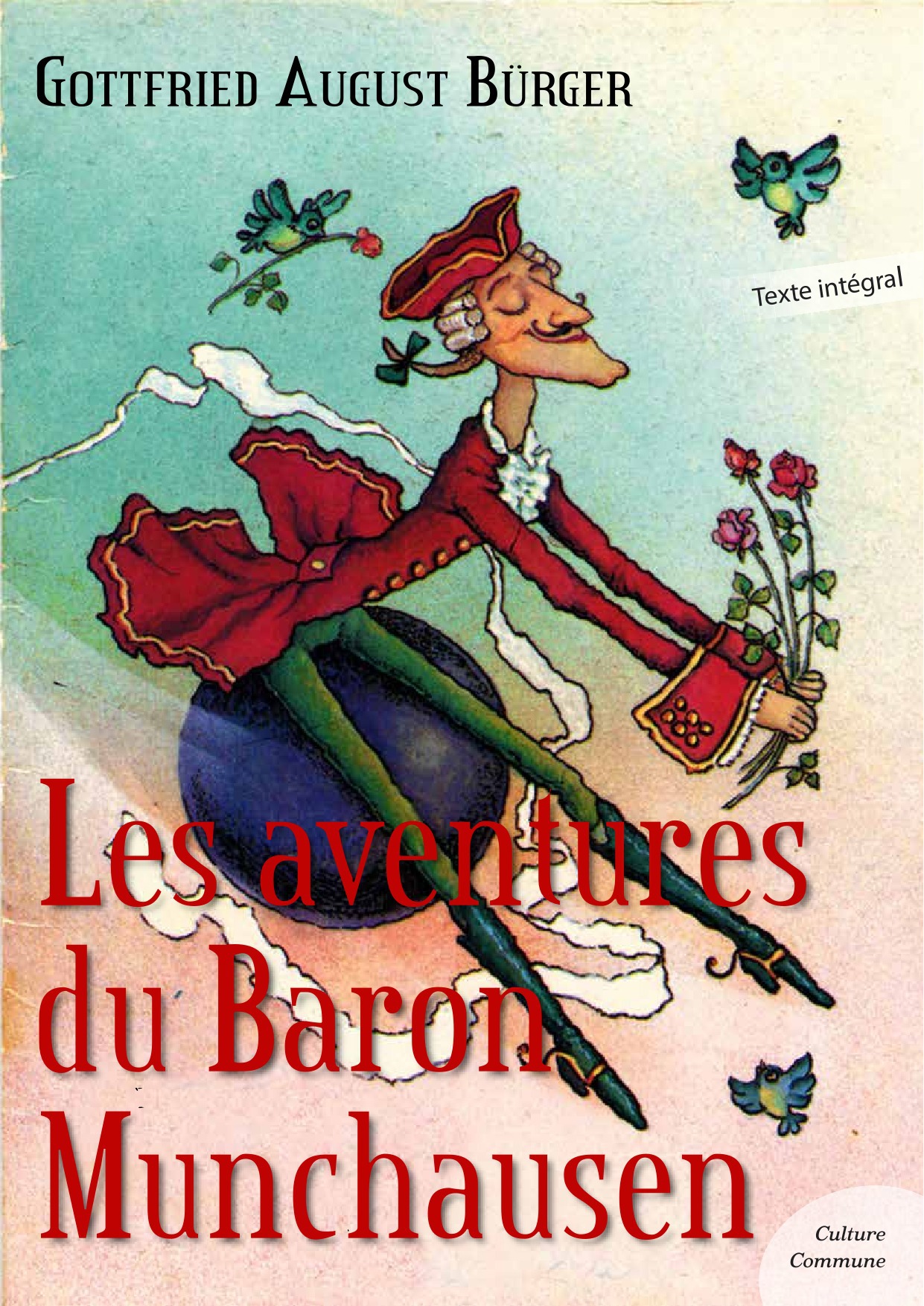 ebook cover of Les aventures du Baron de Munchausen, by Gottfried August Burger