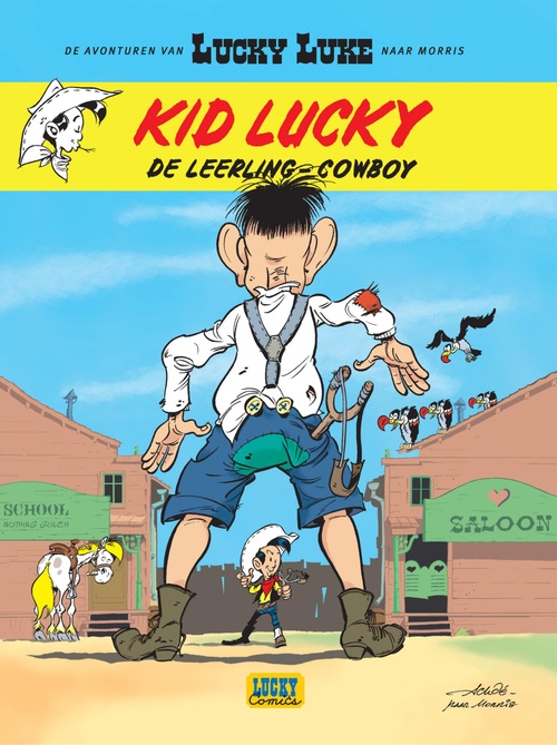 Couverture ebook de De leerling-cowboy, de Achdé