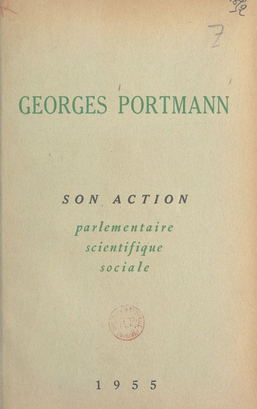 ebook cover of Georges Portmann, by Georges Portmann